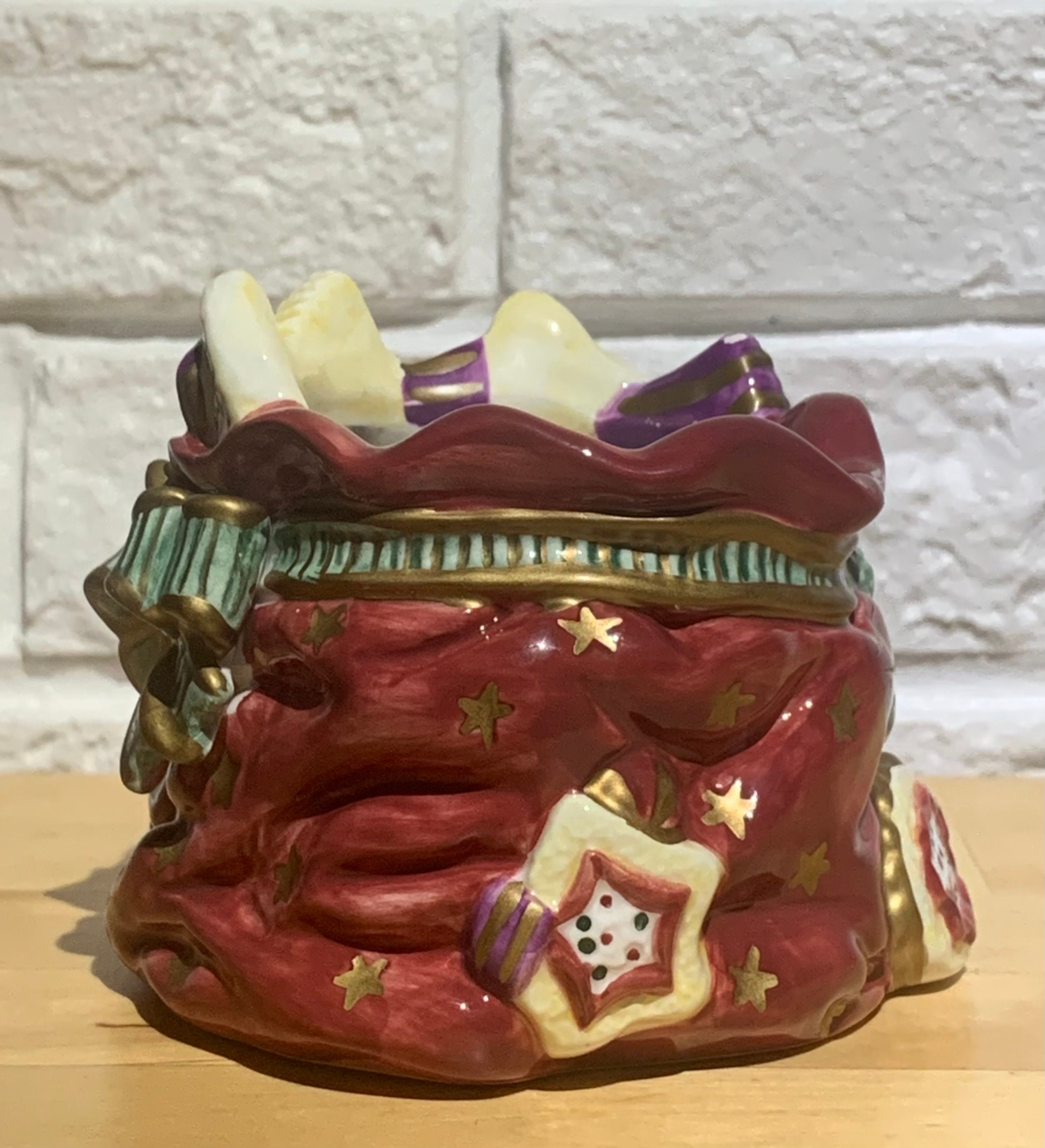 Fitz and Floyd Christmas Candle Holder / Candy Dish | Etsy