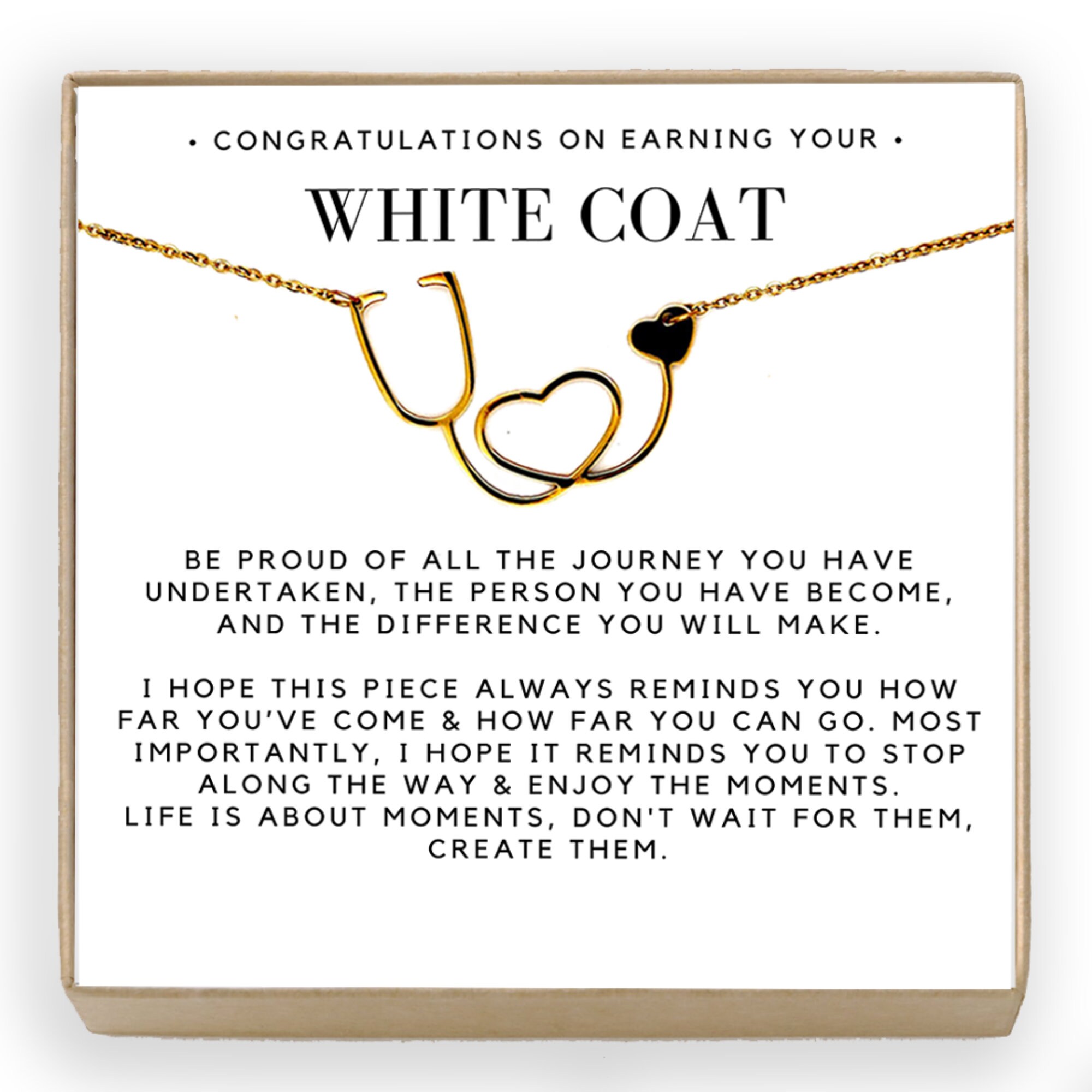 White Coat Ceremony Gift Medical Student Graduation Gift Idea Etsy