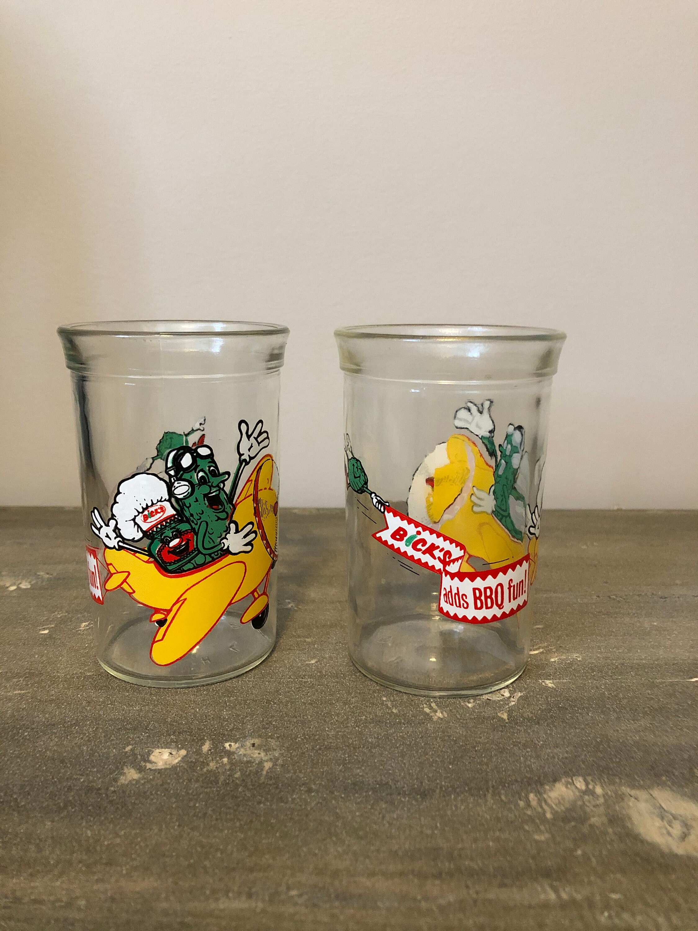 BICK'S Pickle Juice Glasses Vintage Etsy Denmark