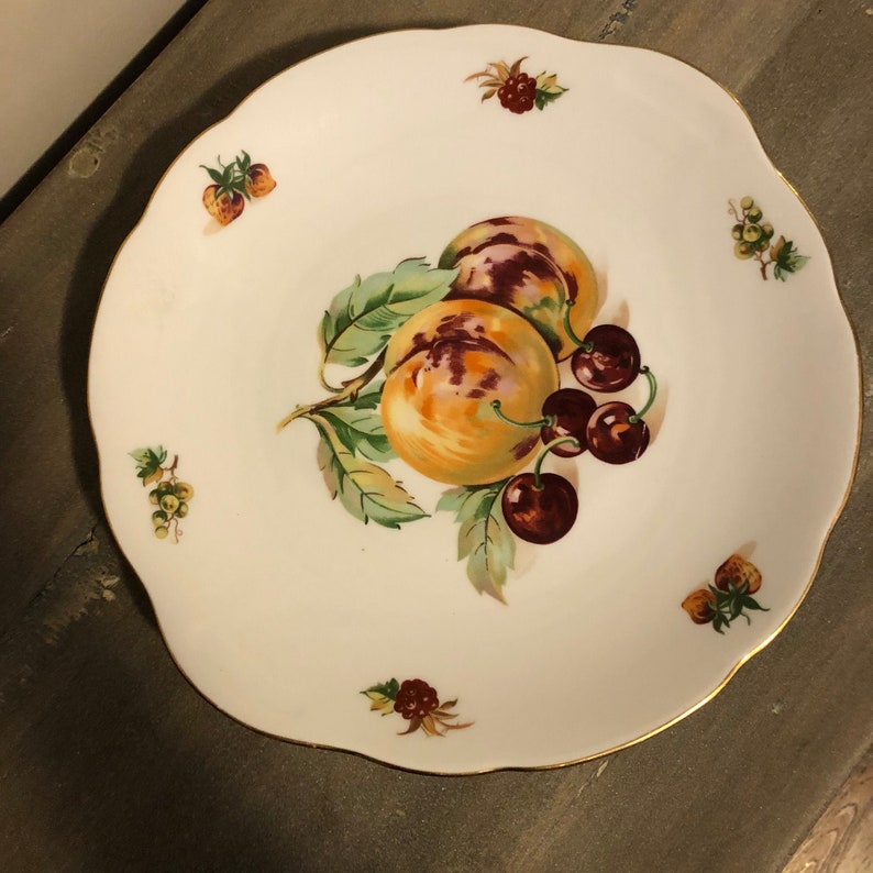 MZ Czechoslavakia Cake or Fruit Plate