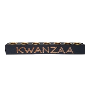 Kwanzaa Kinara Sieben Prinzipien Von Kwanzaa Etsy