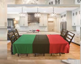 Pan African UNIA Flag Tablecloth
