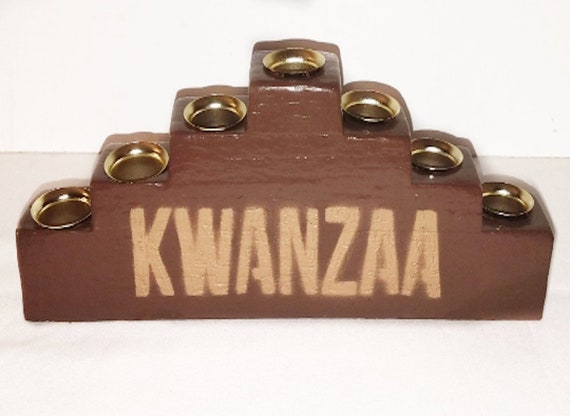 8 Pcs Kwanzaa Candle Set Includes 7 Pcs Red Green Black Flameless Taper Candles And 1 Pc Wooden Handmade Kinara Candle Holder, Electric Kwanzaa Decorations For Africa Celebration Table - View #5
