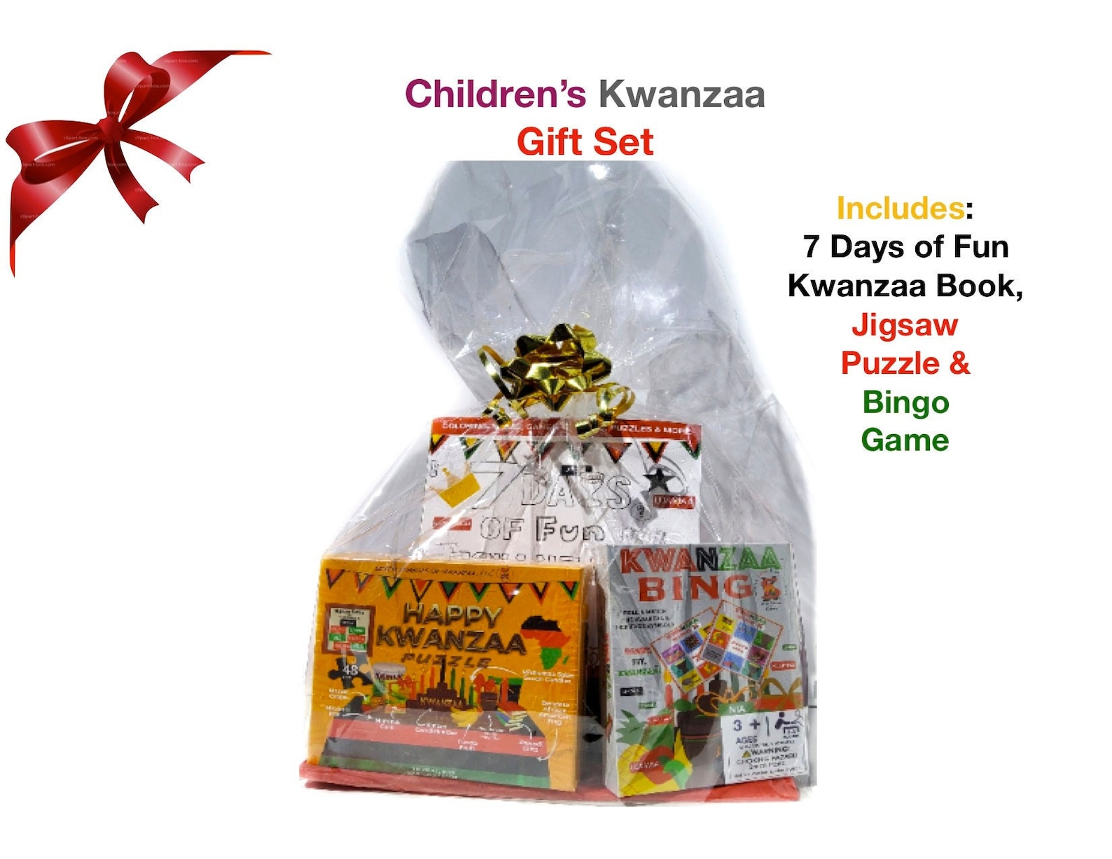 Kids Kwanzaa Gift Set- 3 piece