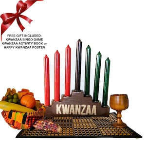 Kwanzaa Kinara Celebration Set (11-Piece)