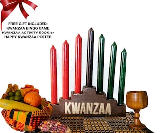 Kwanzaa Kinara Celebration Set (11-Piece)