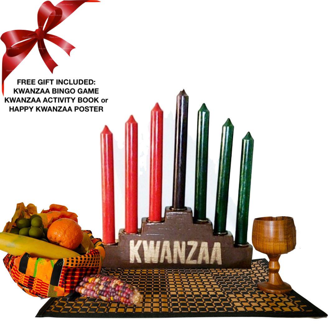 Kwanzaa Kinara Celebration Set (11-Piece)