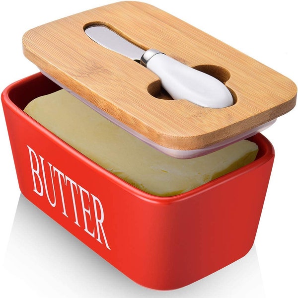 Butter Dish With Lid Etsy