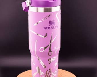 Stanley graviert | Gravierter 30oz Becher | Stanley IceFlow Flip Trinkhalm Becher | Kundenspezifische Stanley | Medizinisch, Chirurgisch, Chirurgischer Technologe