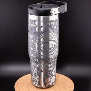 Stanley Engraved | Engraved 30oz Tumbler | Stanley IceFlow Flip Straw Tumbler | Personalized Tumbler | Custom Tumbler | Boho Love