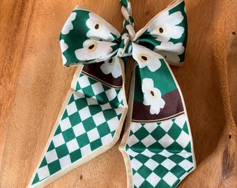 Custom Handcrafted Bow Purse Charm | Handcrafted Bag Charm | Personalized Bow Scarf Accessory | Unique Handbag Charm | Gift for Her