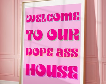 quote wall art, cute quote wall art, funny quote wall art, quote wall art for girls house, pink wall art for girls house, cute art for girls