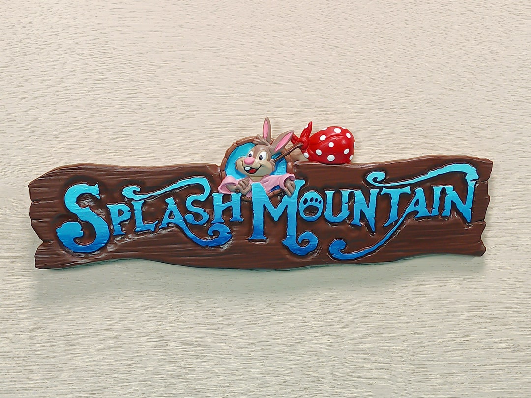 Splash Mountain Sign Replica Disneyland Disney World Prop Etsy