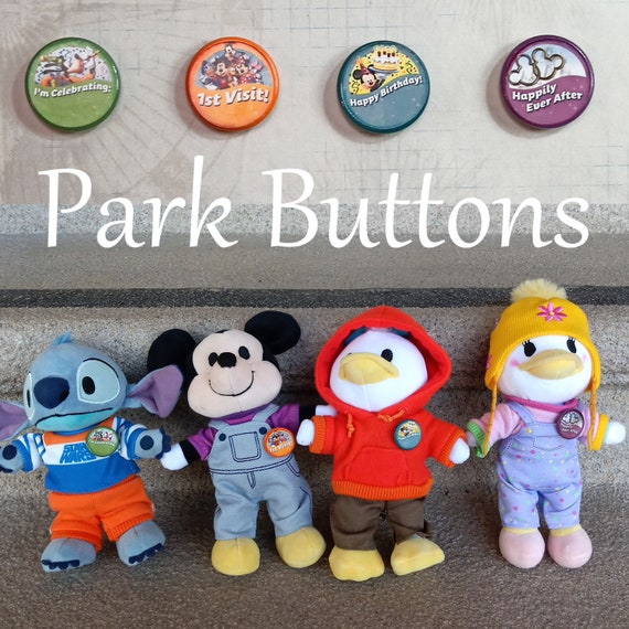 Nuimos Accessory Disney Park Buttons Magnets Through Outfit