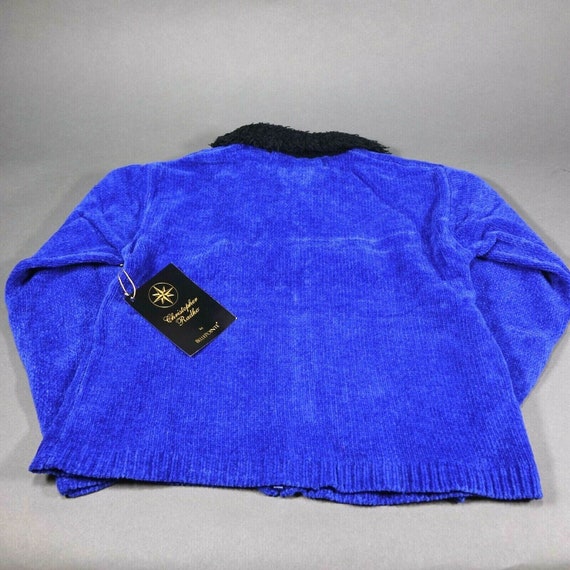 Christopher Radko Christmas Zipper Sweater Blue "… - image 6