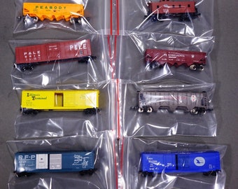 N Scale Train Freight Box Gondola Car Caboose Lot (8)