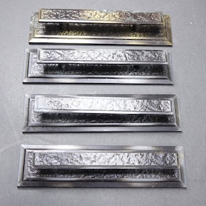 Lot of 4 Reclaimed Antique Deco Unique Vintage 2 pc. Drawer Handle Pulls
