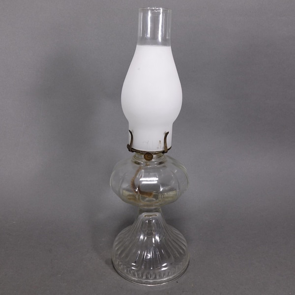 White Flame Oil Lamp Etsy