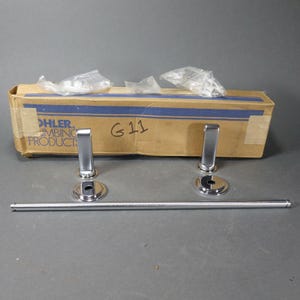 Kohler Taboret Towel Bar 18&quot; Long Brushed/Polished Chrome K-8138