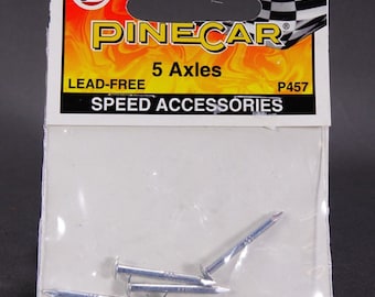 PineCar P457 Nail-Type Axles (Pack of 5)