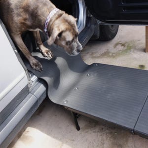 Original 4 Paws Portable Dog Platform Large Pets Folding Step Car SUV - IMPROVED - The Alternative to Steps and Ramps!