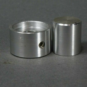 Akai X-330 Reel To Reel Part - Volume Line Mic Top And Bottom Knob Set
