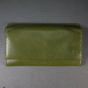 Cartera de mano larga de cuero para mujer Salta Gp-Ae, cartera para documentos de identidad, cartera, Italia