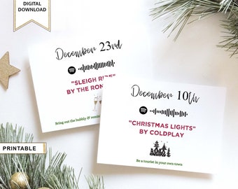 Adventskalender för män, utskrivbar, nedräkning till jul för vuxna, 24-dagars adventskort, direktnedladdning
