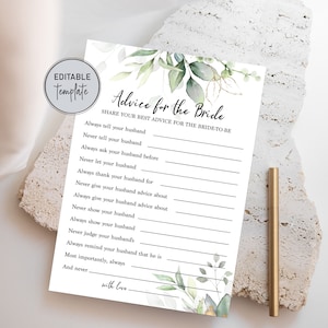 Brautparty Rat Karten, Boho Brautparty Spiele, lustige Hochzeit Tischspiele, Ehe Rat Karten, printable Vorlage, Instant Download