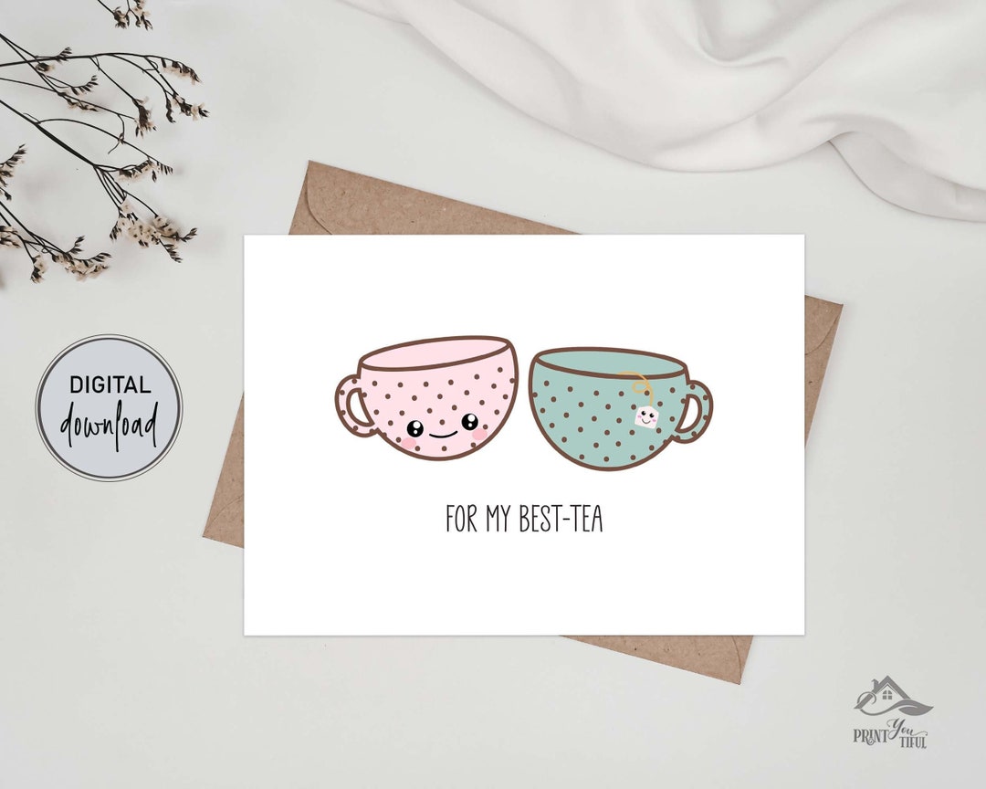 Printable Best Friend Birthday Card, Bestie Birthday, Sister Birthday ...