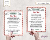 Editable Elf Arrival Letter, Printable, I'm Here Elf Welcome Letter, First Time Elf Letter from Christmas Elf, I'm Back, Instant Download