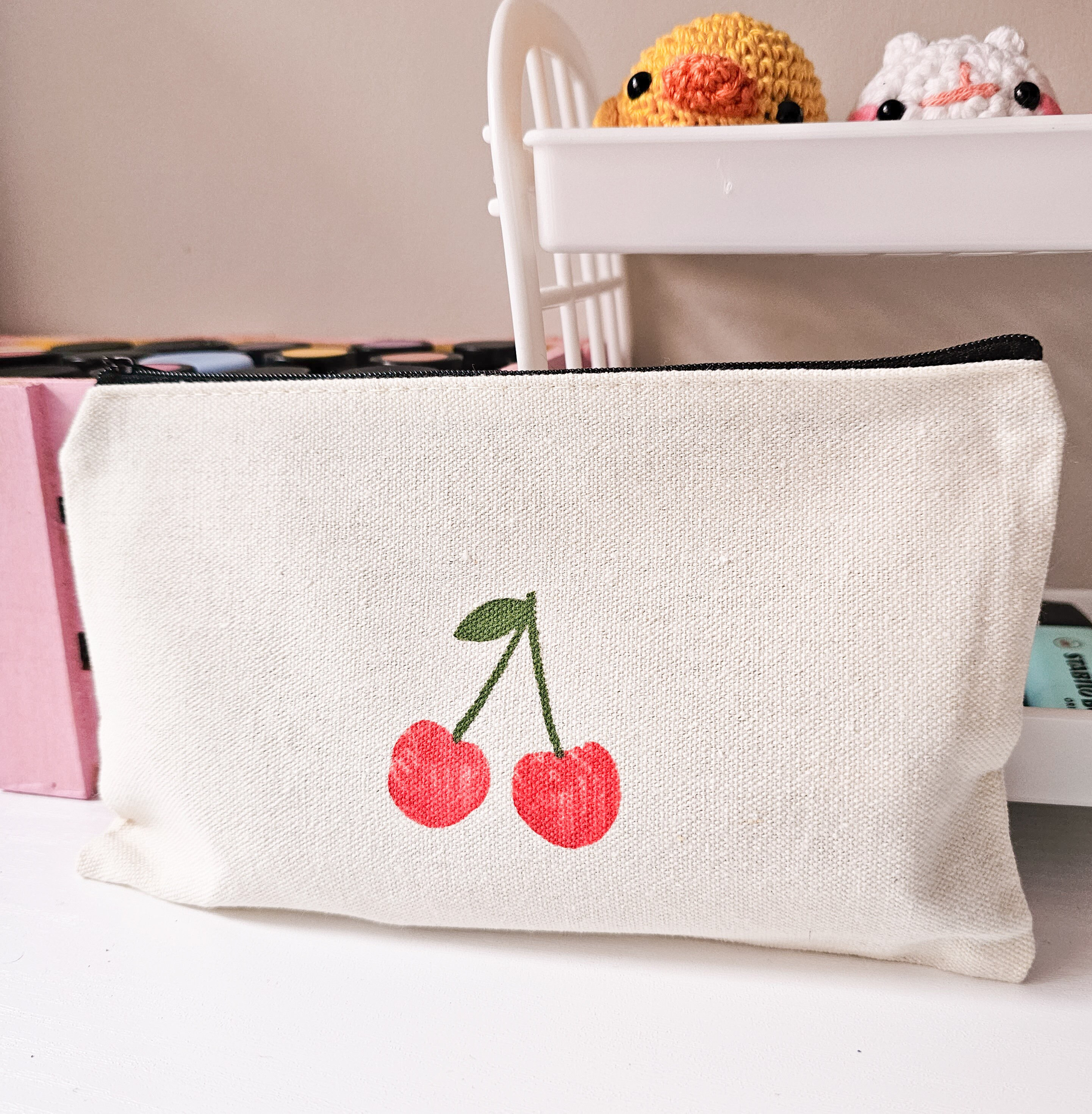 ポーチ KIRSH Cherry handmade knit bag ivory KKQWBBG502M 71fg0ebNGWL._UY900_.jpg