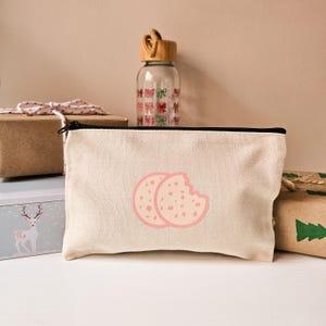 trousse scolaire, trousse à crayons en tissu, trousse de maquillage, trousse en tissu avec fermeture éclair, sac femme, trousse à biscuits