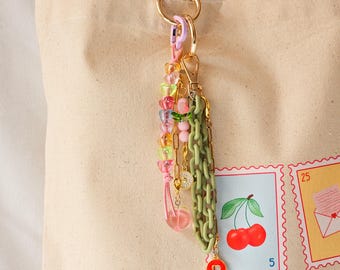 Lonmajins Bag Charms For Handbags,Cute Purse Keychain