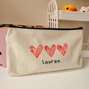 Pouch kanvas custom sale