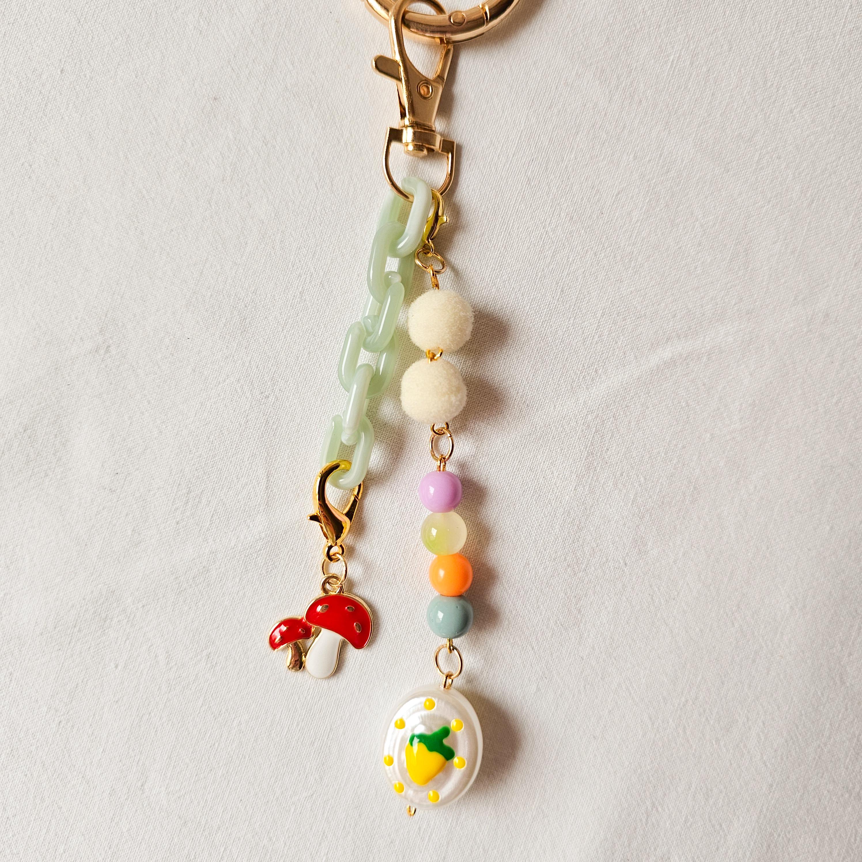 Bag Charm Santiccipa Strawberry Heart Keychain - Cute For Purses ...