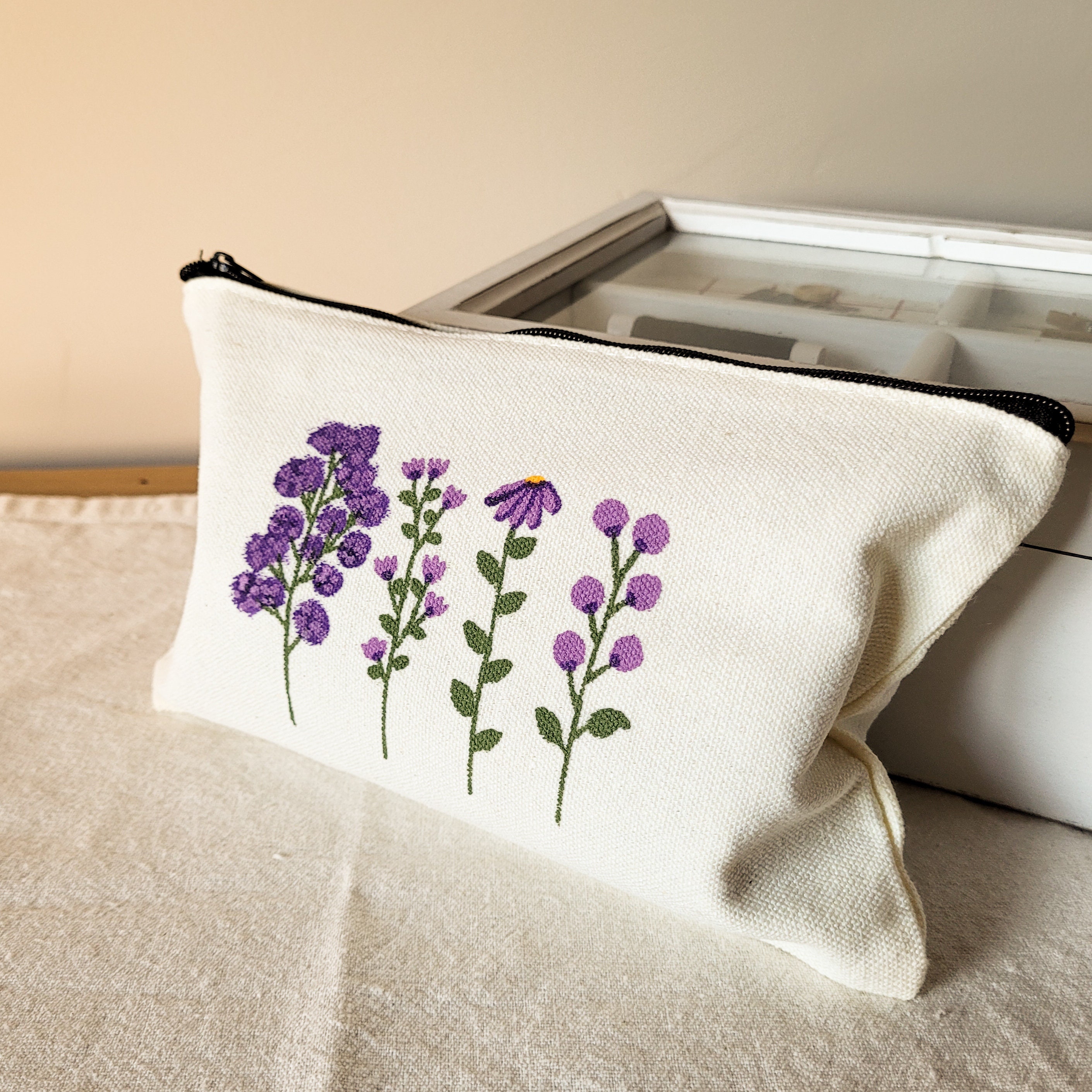 Estuche multiusos estuche de con flores de - Etsy España