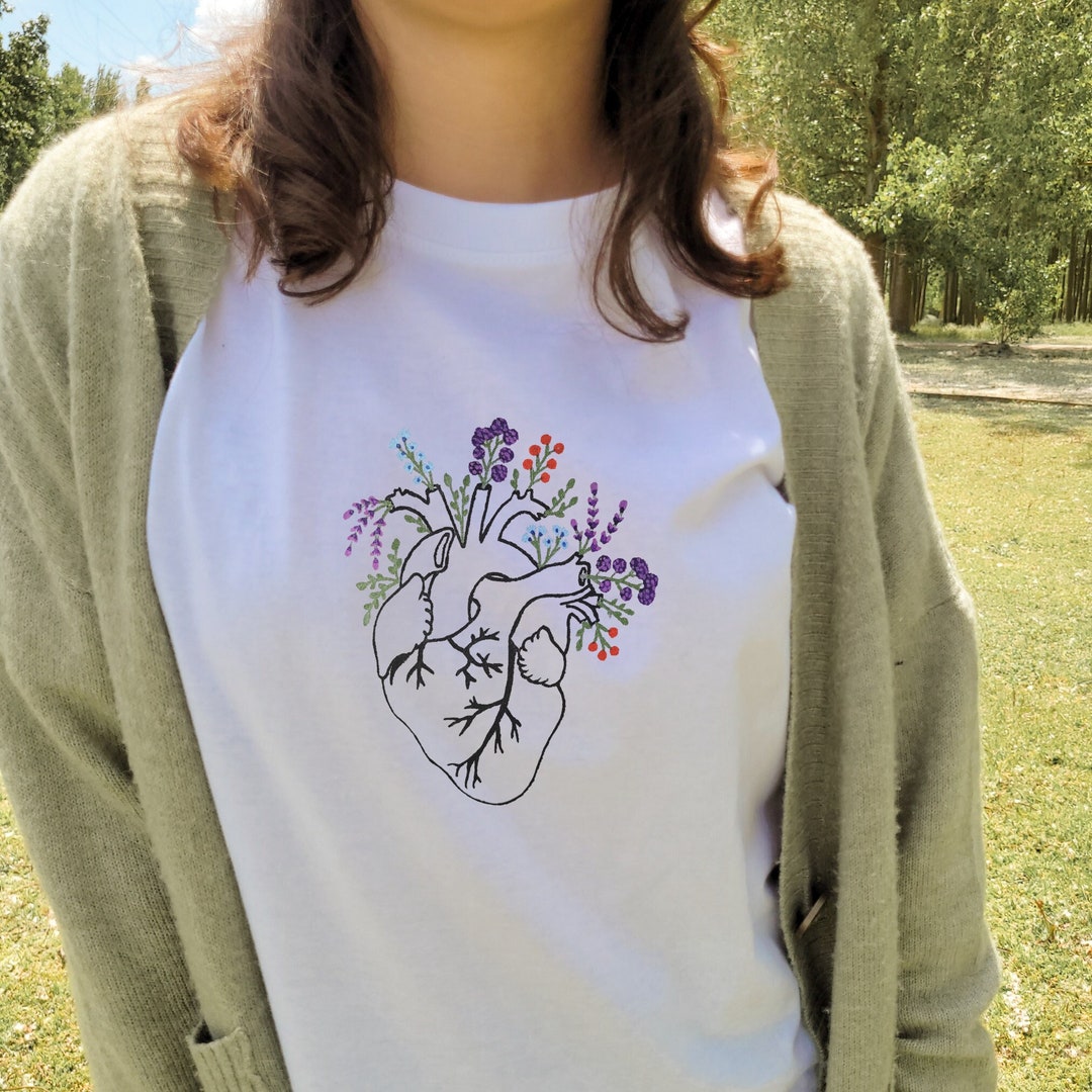 T-shirt Natural Unisex Oversize NMA Finger Heart - Branded Ideas