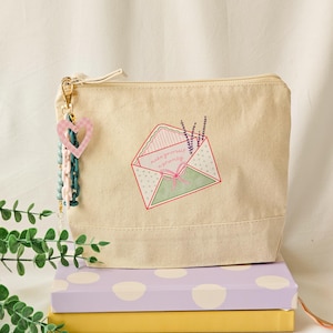 grande trousse scolaire, trousse en tissu, trousse à crayons en tissu, trousse de maquillage, trousse en tissu avec fermeture éclair, trousse de toilette femme