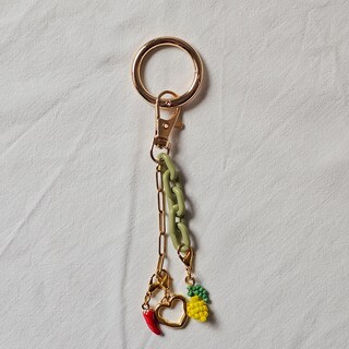 2 Portachiavi Limone Con Strass – Ciondolo Frutta Cristallo Per Borse, Zaini, Accessori Moda