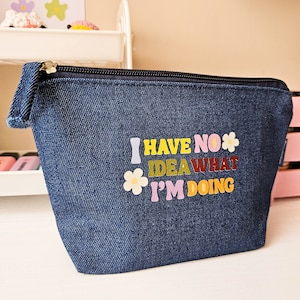 funny quote pencil case, pen case, cute makeup bag, pencil case cute, back to school pencil case, girls pencil pouch, teacher appreciation