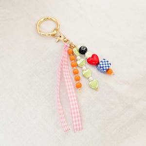 Breloque de casier d'école, décoration de casier esthétique, porte-clés mignon, accessoire de sac à dos, cadeau de rentrée scolaire, style Y2K