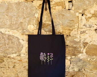 【BLACKPURPLE】25SS★ Mini Canvas Printed Eco Bag MUSINSA | BLACK PURPLE Mini Canvas Printed Eco Bag_8 colors