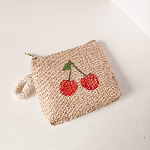 Cherry Money Pouch Coin Purse Purse Pouch Coin Pouch Card Pouch Handpainted Coin Purse Handpainted Pouch Aesthetic Coin Purse Etsy UK