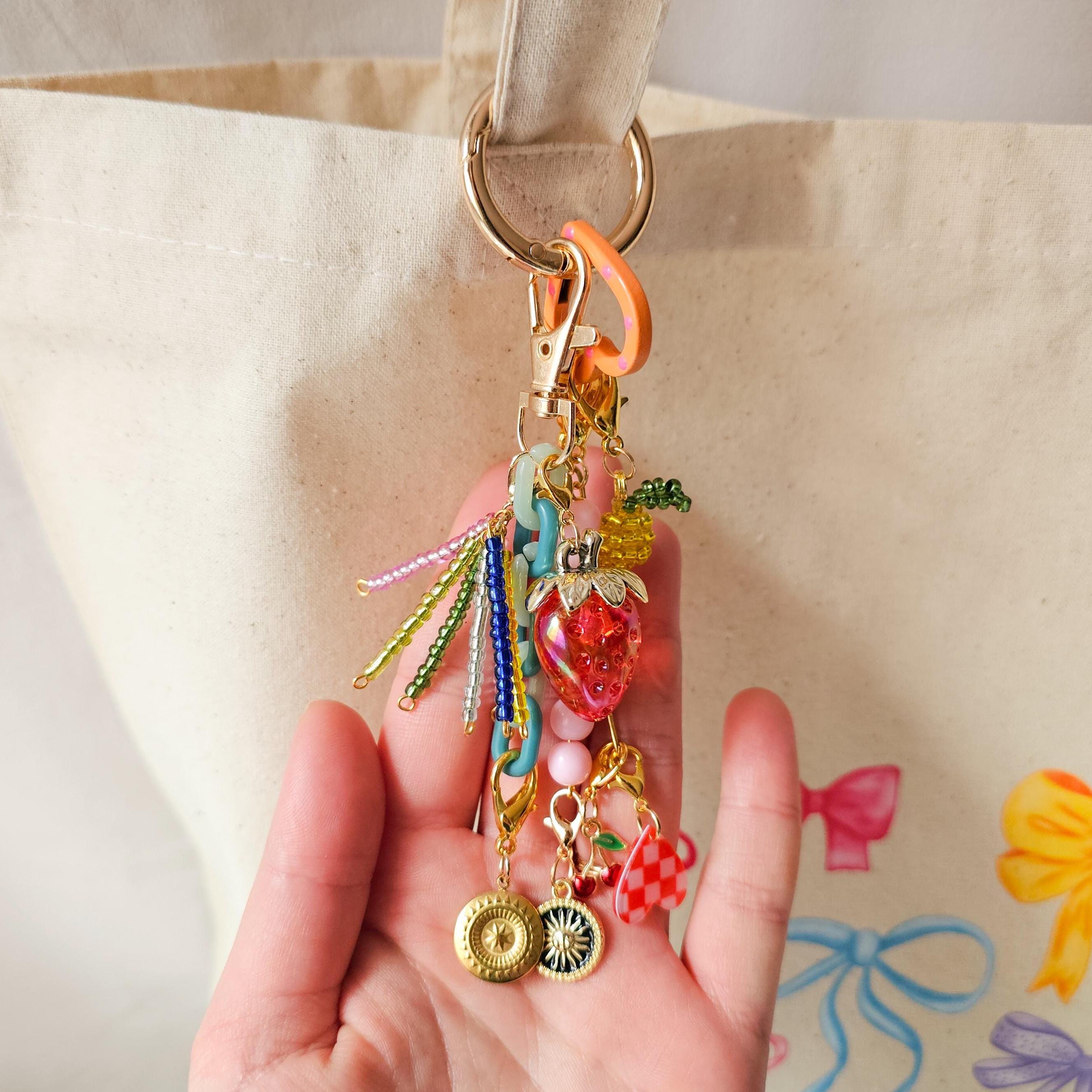 Charms Per Borse Portachiavi Y2K Carino Con Charm Stella, Cuore