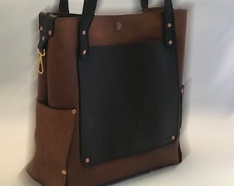 Borsa in pelle modello laser svg e pdf