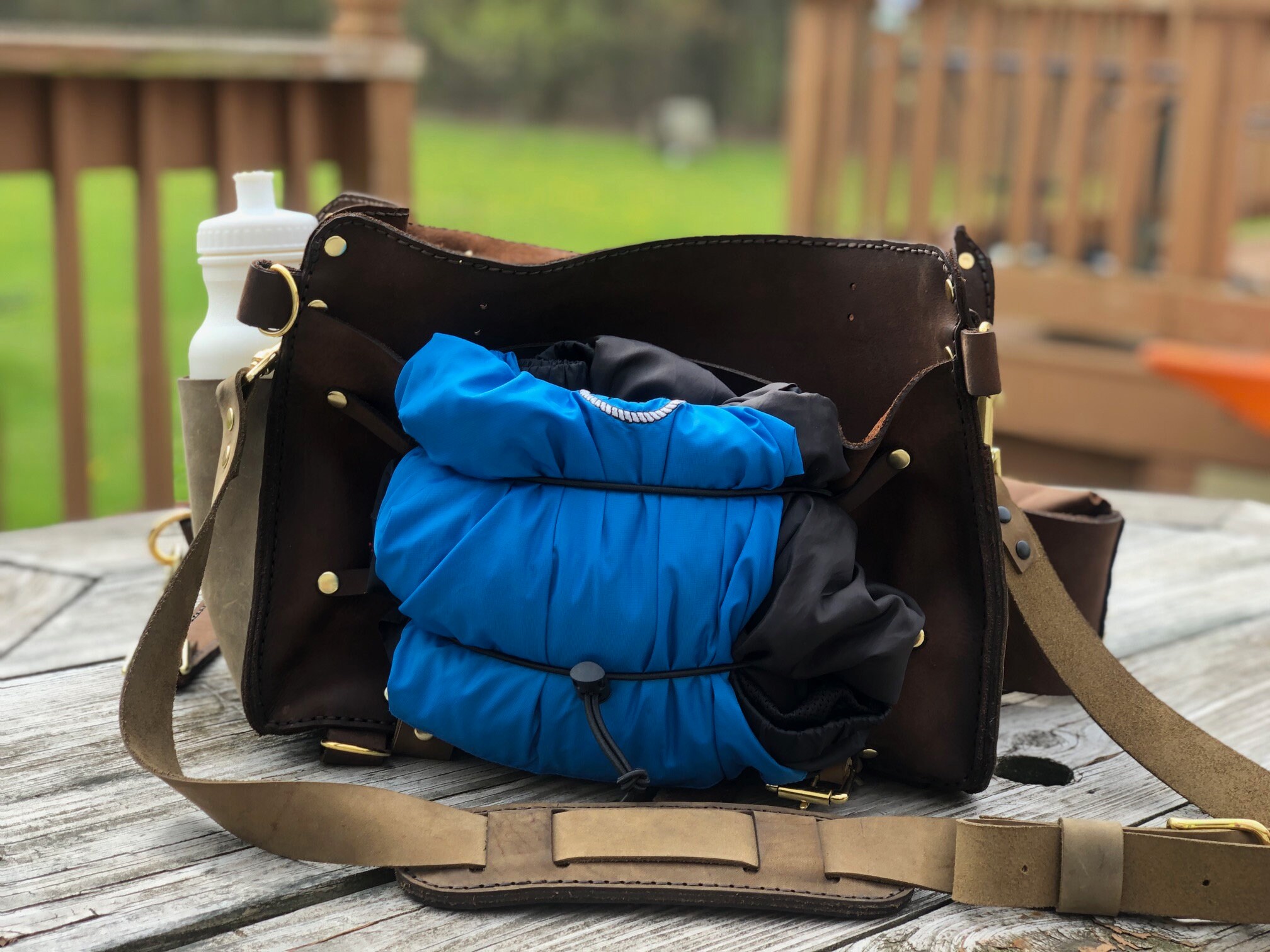Leather Lumbar Day Pack Disc Golf Messenger Bag Pattern in Etsy UK
