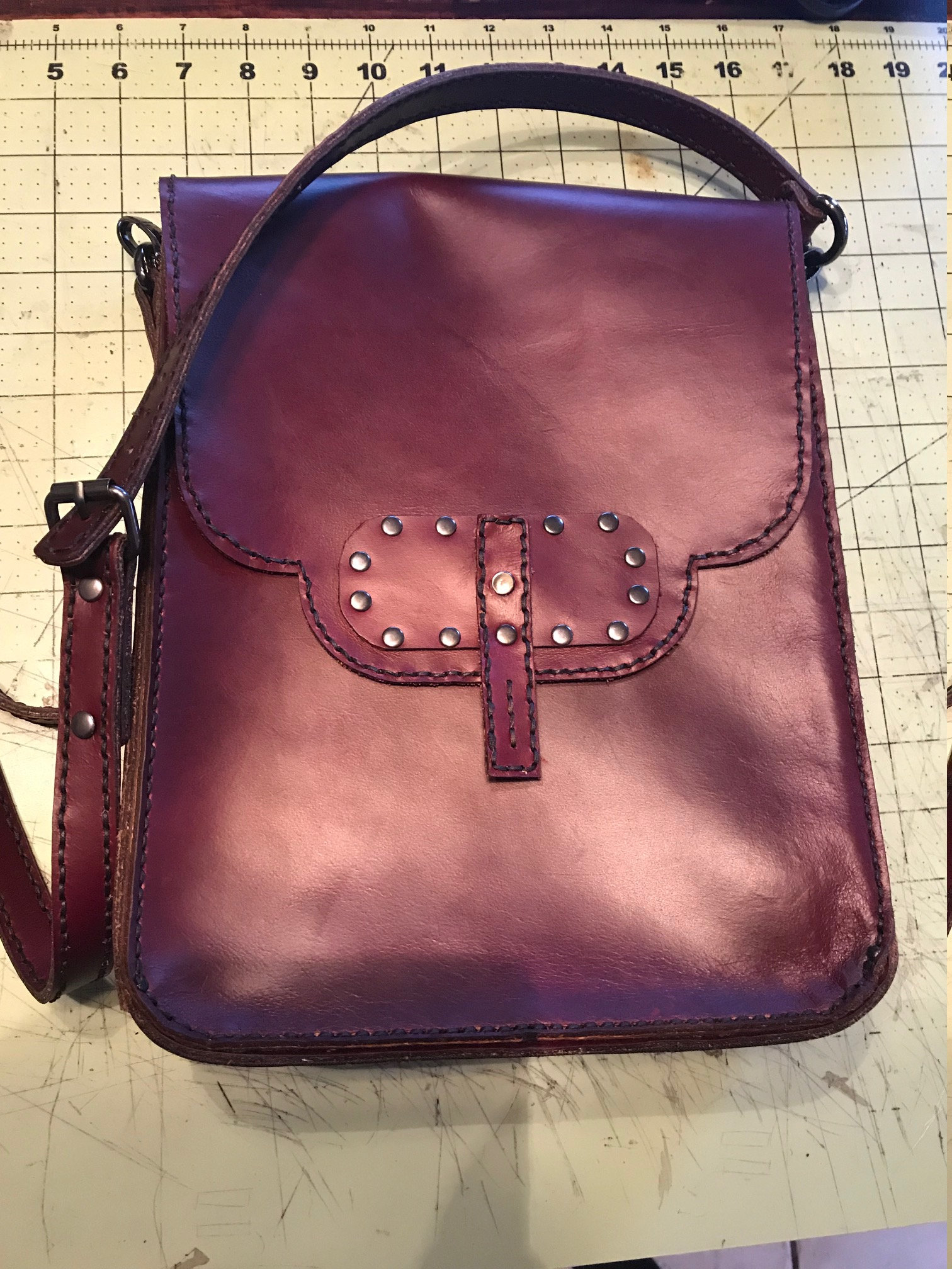 Leather Cross Body Messenger Satchel Pattern Pdf and Svg File - Etsy