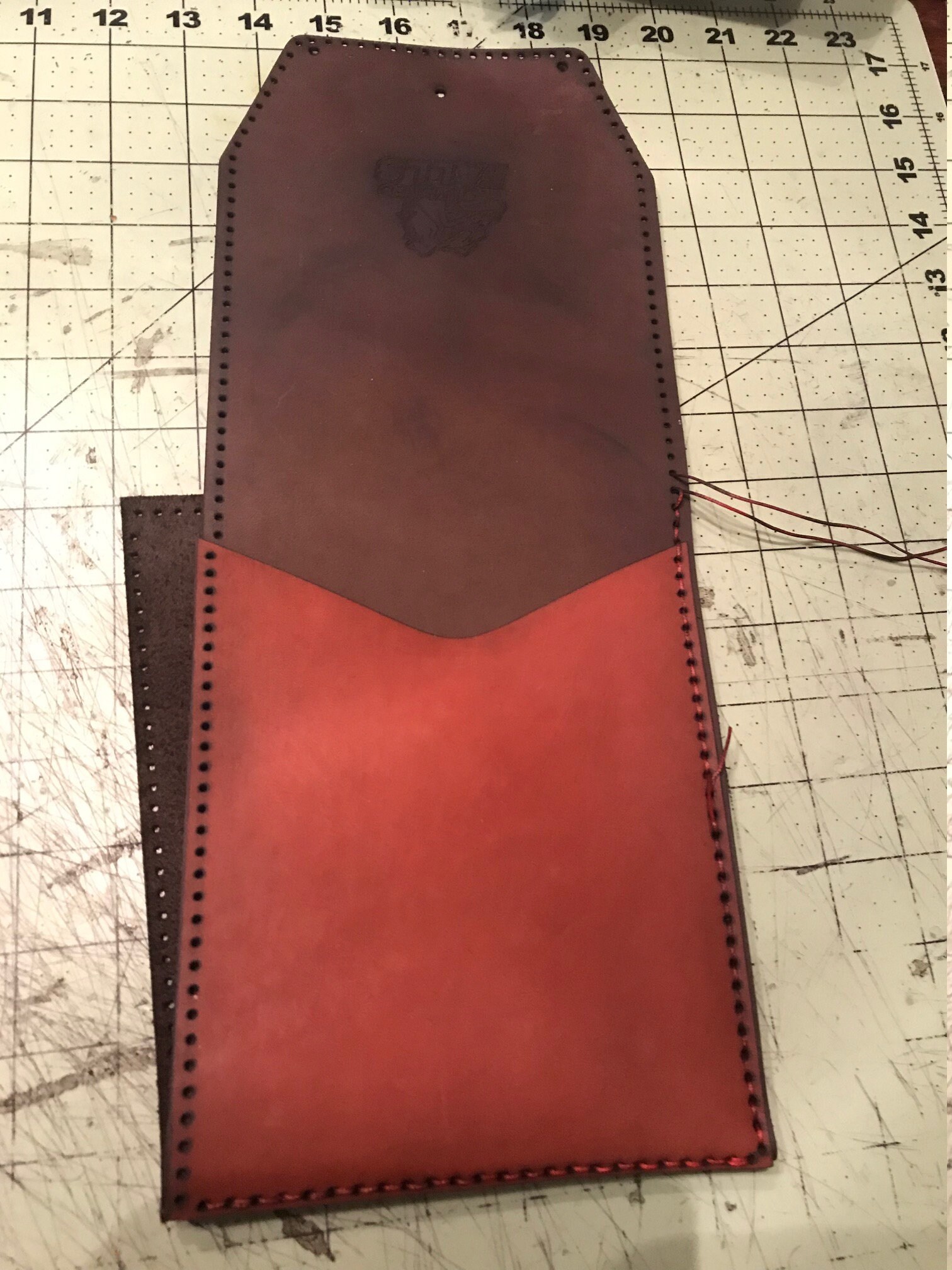 DIY Leather EDC Cross Body Bag/ Satchel Pattern in Svg and Pdf Formats ...