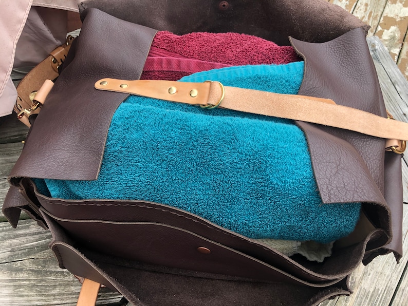 Leather Duffle Bag Pattern PDF and SVG Files Carryon Size Etsy